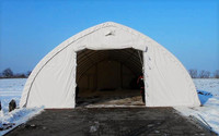 Durable Dome Storage Shelter 30'x85'x15' (300g PE) building
