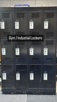 Black Gym / Industrial Lockers With 12 Compartments