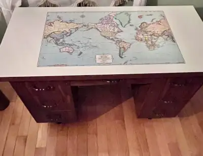 Desk with drawers, View more