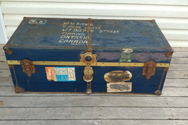 Vintage Blue Chest / Trunk (OBO) dans Autre  à Charlottetown - Image 2