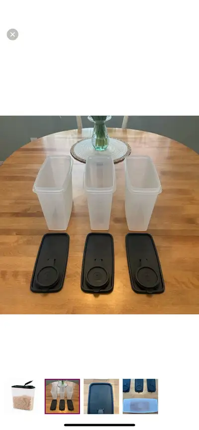 Tupperware Boîtes à céréales Classique (Ensemble de 3), View more