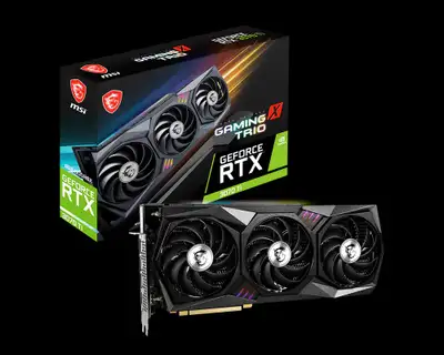 For sale used graphics card MSI RTX™ 3070 Ti GAMING X TRIO 8GB, View more
