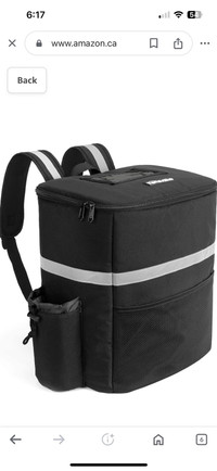 New! Waterproof insulated food delivery backpack/bag