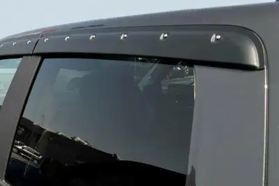 Tape-On FormFit Textured Black Front and Rear Window Visors (TV-5D14DC) by Tough Guard®. 4 Pieces. f...