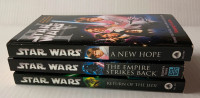 Star Wars Original Trilogy Del Ray Novelizations - LIKE NEW
