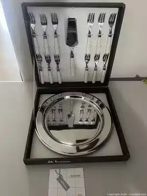 Inoxpran 14-Piece Stainless Steel Desert, Cake, Serving Set, View more