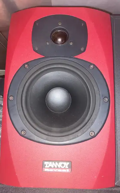 TANNOY Reveal Red Speakers (Pair)** issue with 1 speaker**, View more