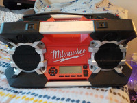 Milwaukee stereo with charging station $90