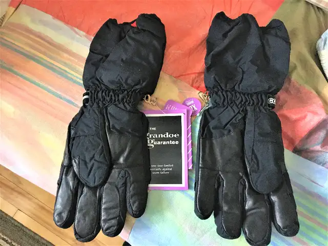 New Grandoe GCS Winter Ski Gloves XL, Gants Hiver Neuf Black62863732767618122