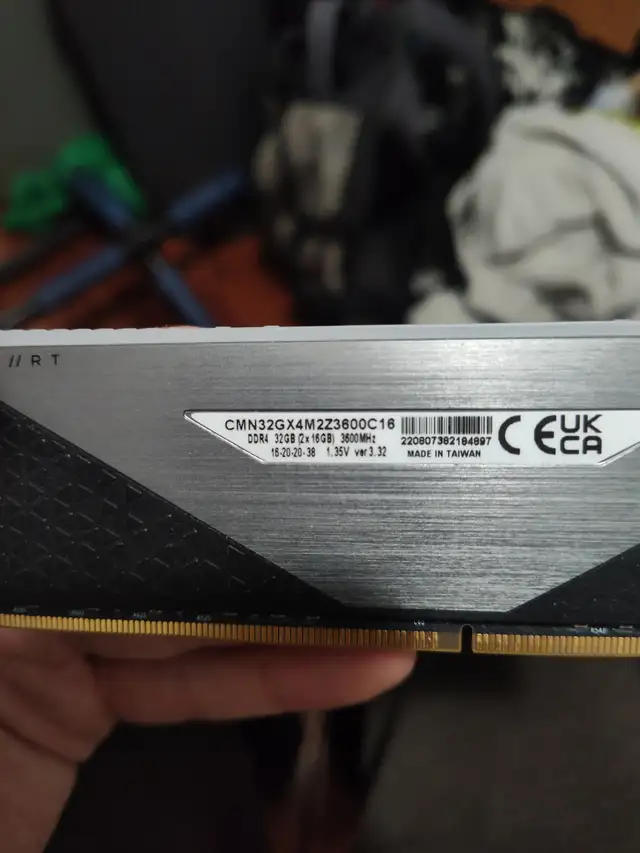 DDR4 3600mhz cl16 2x16gb 32gb kit of corsair vengeance rgb micro in System Components in Mississauga / Peel Region - Image 9