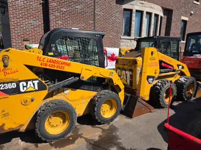 All machines are enclosed, heated and air conditioning with radio. $300/day per machine. Plus float...