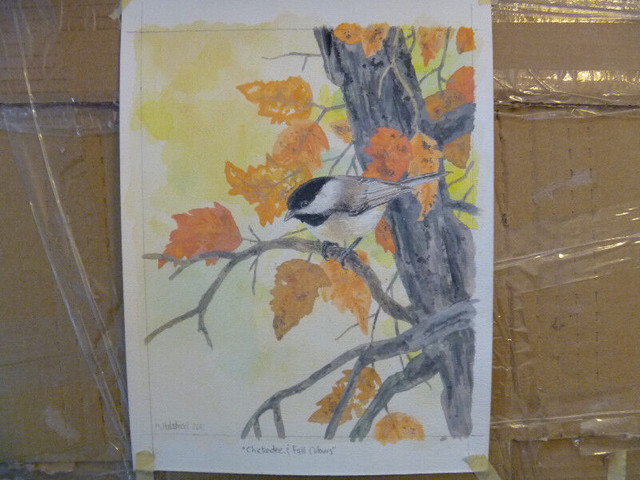 Black-Capped Chickadee ORIGINAL ART - various sizes in Arts & Collectibles in Winnipeg - Image 4