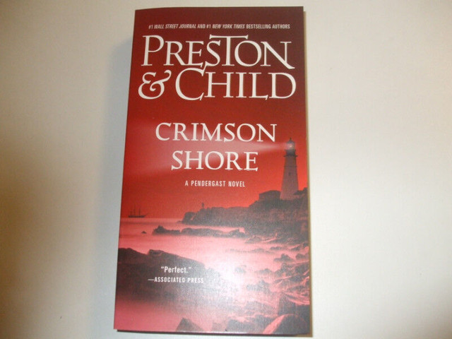 Crimson Shore by Douglas Preston and Lincoln Child in Fiction in Cambridge