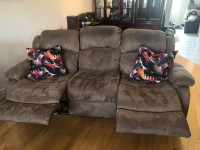 3-Person Sofa, with 2 Lounge Recliners | Moving Sale
