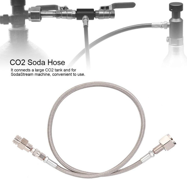 Hose CO2 Soda Club to External CGA320 Tank Direct Adapter Soda M in Other in Mississauga / Peel Region - Image 3