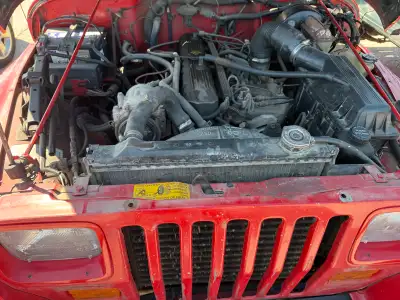 its a '93 YJ 4.0 with how every many 300k Kms on it, 5 speed ax15 trans and NP 231 transfer case. Ne...