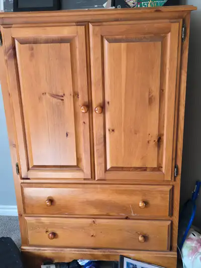 Solid Wood Wardrobe Armoire, View more