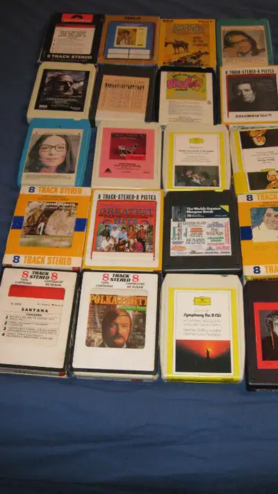 8 track tapes, View more