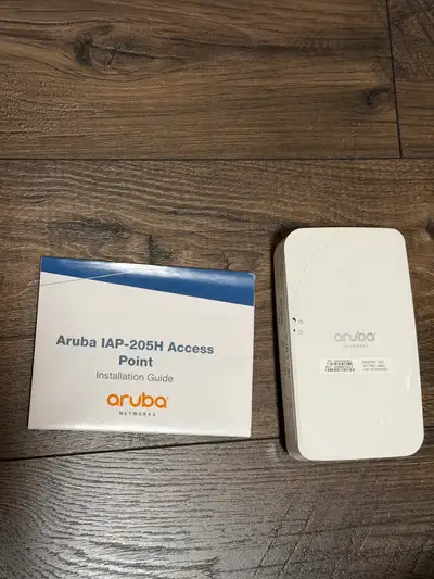 I have two Aruba IAP 205H wireless access points I have no use for. Comes with manuals mounting brac...