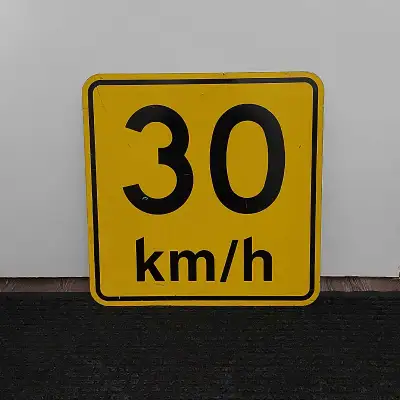 30 km/h Road Sign, View more