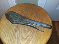 Vintage Samson Lever Jaw Wrench - USA made Pat. Applied For Pete