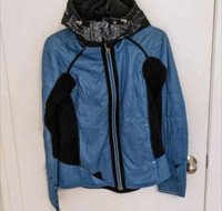 Women's Lululemon Bright Blue Bundle Up Jacket - Size 10