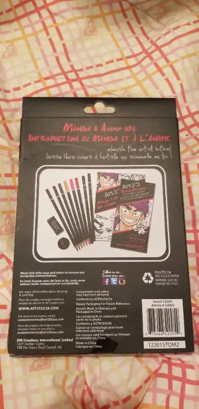 Brand New Manga & Anime 101 Drawing Kit