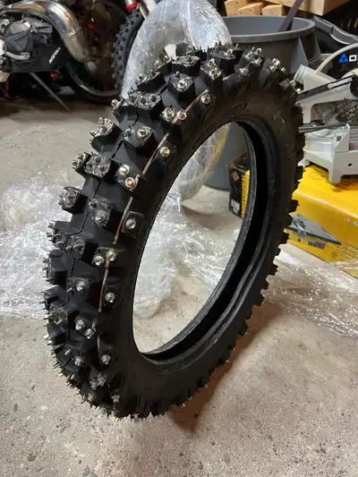 Brand new Studded Mitas Dirtbike tyres tires 18” & 21” new tires with new studs. Zero missing. Ready...