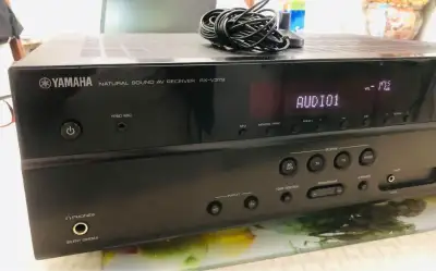 YAMAHA NATURAL SOUND AV RECEIVER RX-V379 WITH BLUE TOOTH, View more