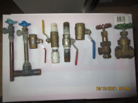 Water Valves ( Lot of 8 ) Most of them NEW