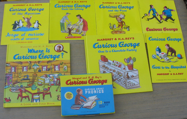 Curious George Books & Stuffies &   DVDs in Children & Young Adult in Norfolk County - Image 2