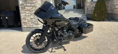 LA choppers Motocross bars Bassani Road Rage header Hi flow intake Tuned Saddlemen seat Hugger front...
