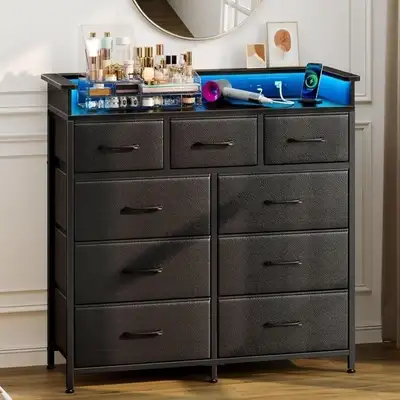 Rolanstar Tall Dresser 9 drawers, View more