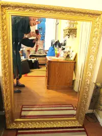 Large Gold Wall Mirror