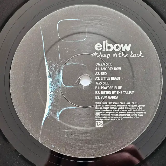 Elbow "Asleep In The Back" VINYL LP62864363005442123