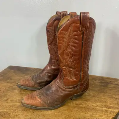 G vu intake cowboy leather boots / homme, View more