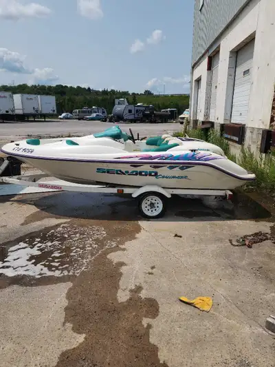 I bought this boat and trailer as a project,paid 3500 for it because of the potential of this projec...