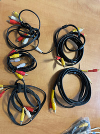 Triple AV Cables