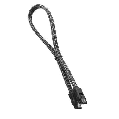 CableMod ModMesh Sleeved SATA 3 Cable (Carbon, 60cm), View more
