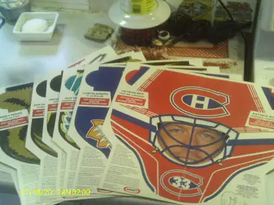 JUMBO MASK DE GARDIEN DE BUTS DE LA LNH DE KRAFT  1994-95, View more