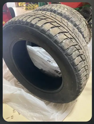 2 tires available Size: 235/60/R17 Get you through in a pinch 30.00 for the pair together