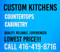 Transform Your Kitchen with Beautiful Countertops! 416-419-8716