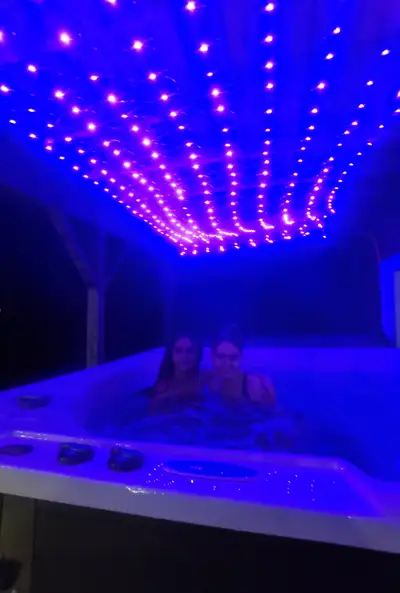 Renting for Winter Escape. Hot Tub at Eagle Nest Cottage Renting for St. Valentine's Day. **********...