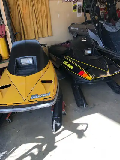 I have multiple parts for 1979 to 84 Skidoo blizzard 5500 7500 9500 Windshield new Track good cond P...