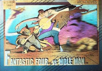 FANTASTIC FOUR vs MOLE MAN … 1991 Marvel Universe HOLOGRAM … H-5