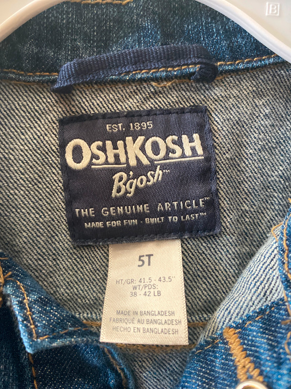 Oshkosh Jean jacket in Kids & Youth in Strathcona County - Image 4