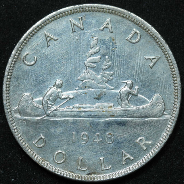 1948 silver dollar  in Arts & Collectibles in Grande Prairie - Image 2