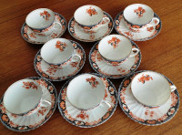 Antique RS Tillowitz Hotel Konigshof Bonn Cups and Saucers