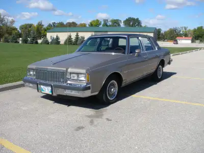 1983 Buick Regal 4-door with under 96 000 original kilometers. 305 4-barrel, 3-speed automatic. Powe...