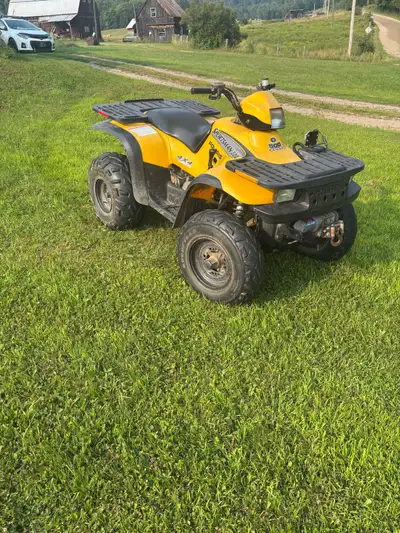VTT 2000 polaris sportsman 500. Changer carburateur, bendix Roule bien un petit bruit à l’essieu arr...